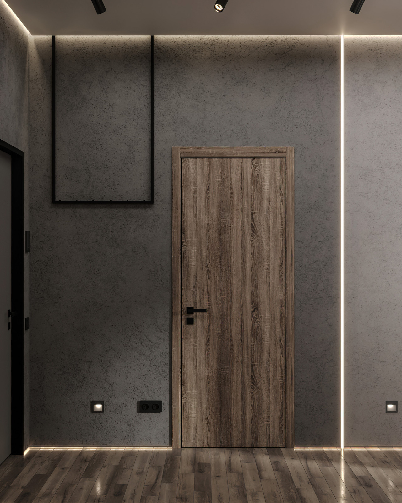 9. Gray house. Прихожая
