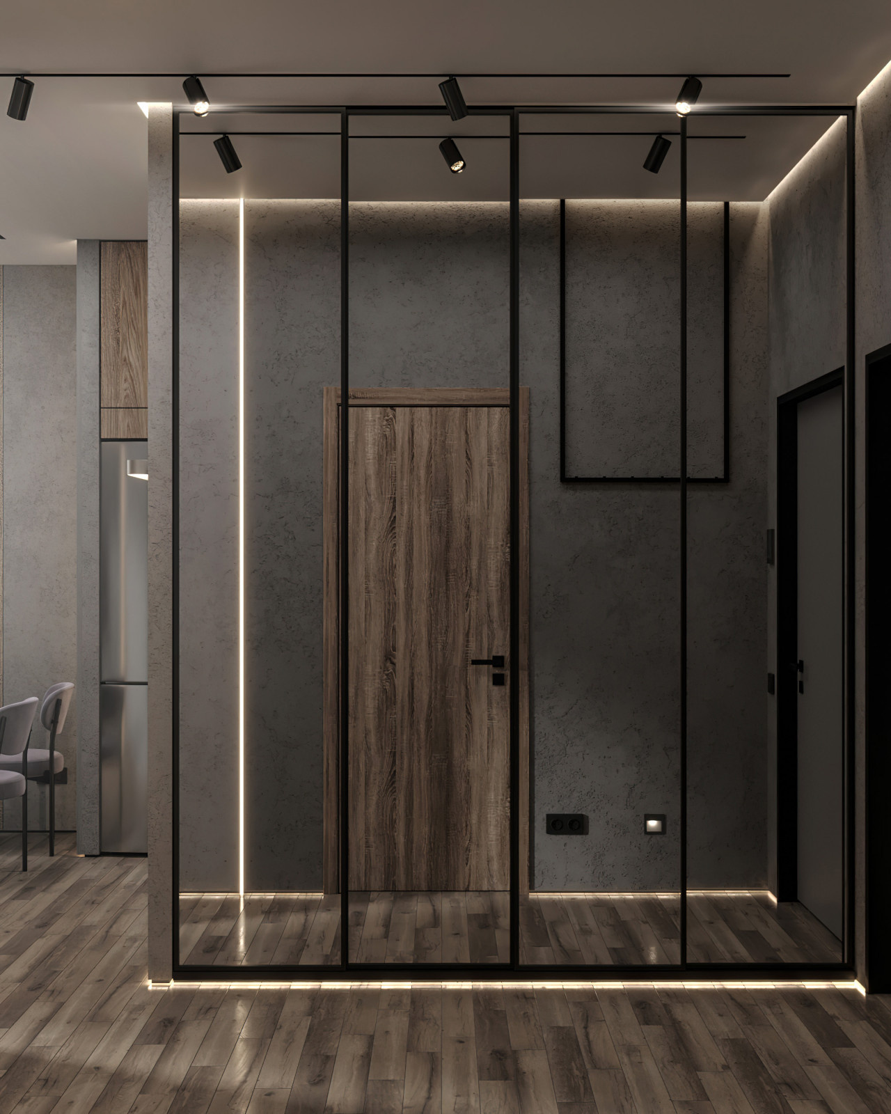 9. Gray house. Прихожая