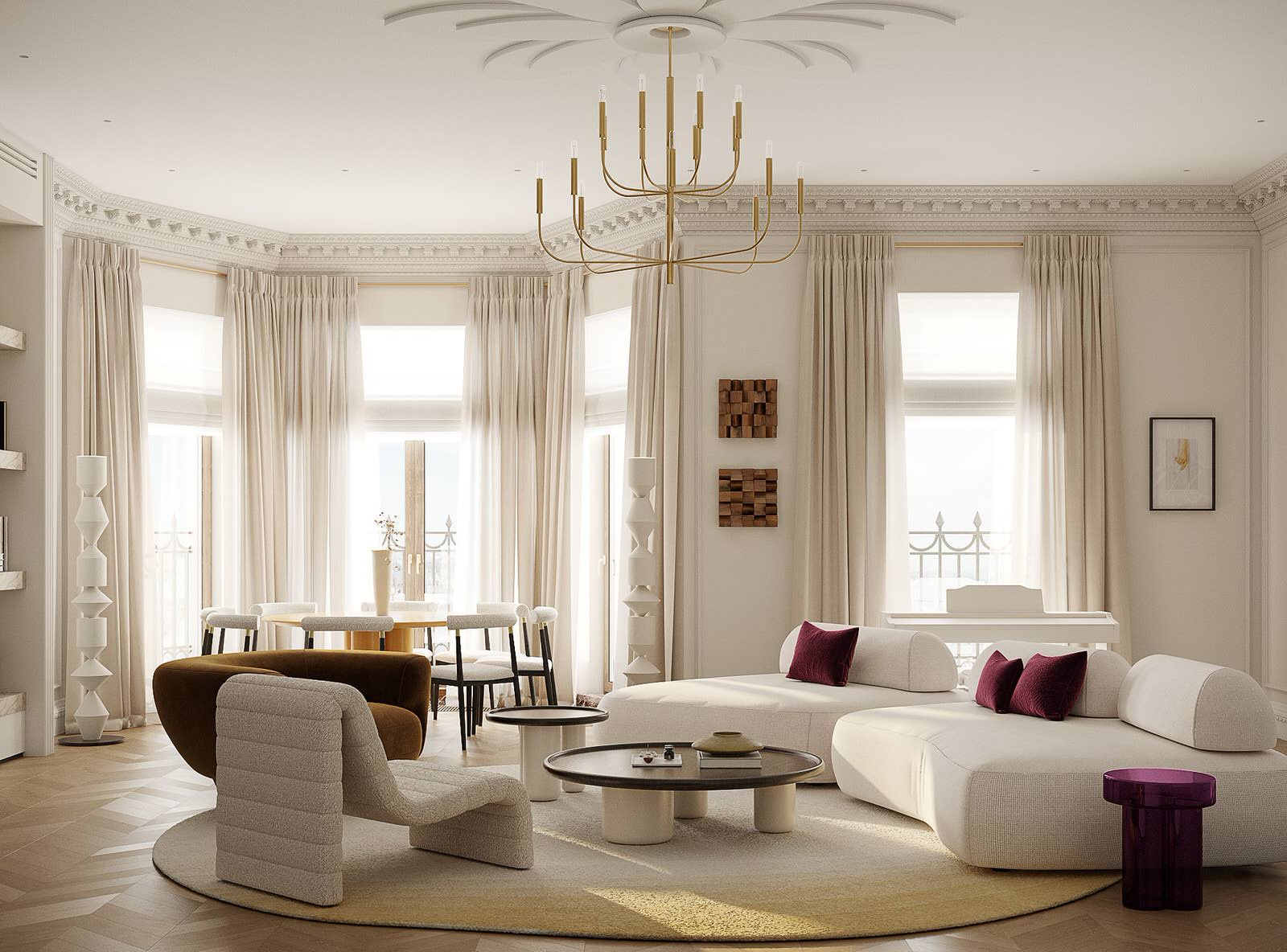Квартира 290м², Клубный дом «Фонтанка, 76» Hovard Palace