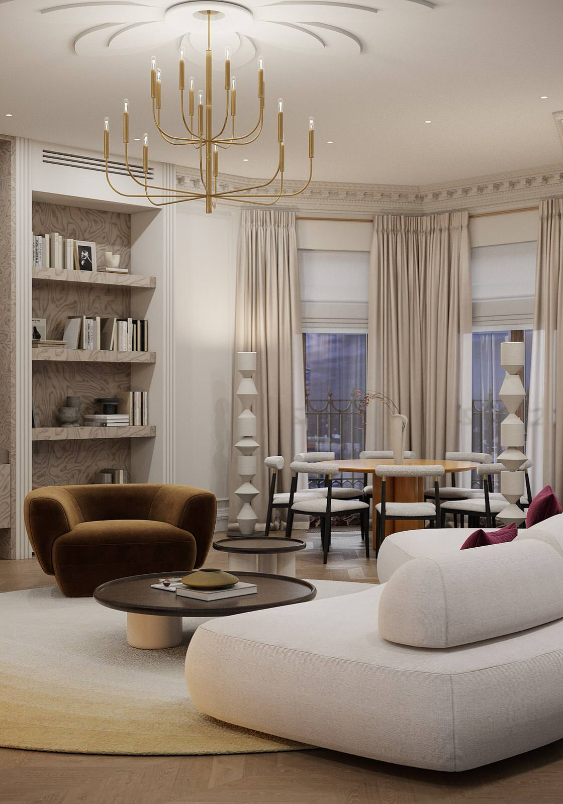 Квартира 290м², Клубный дом «Фонтанка, 76» Hovard Palace