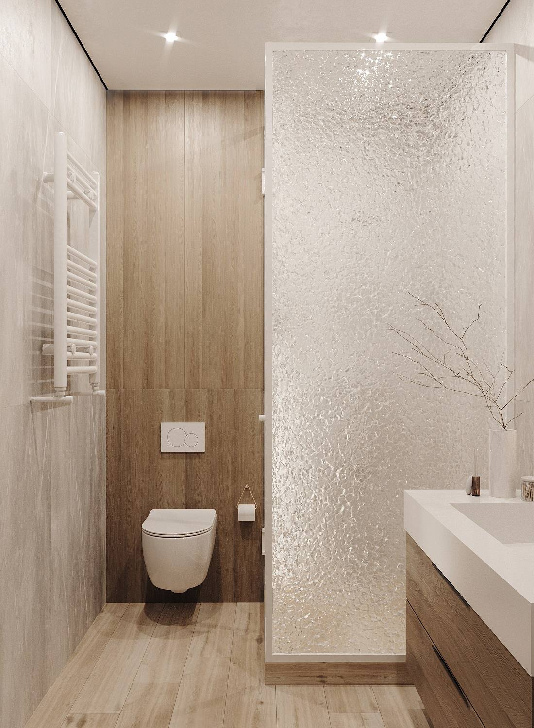 Wood & gray