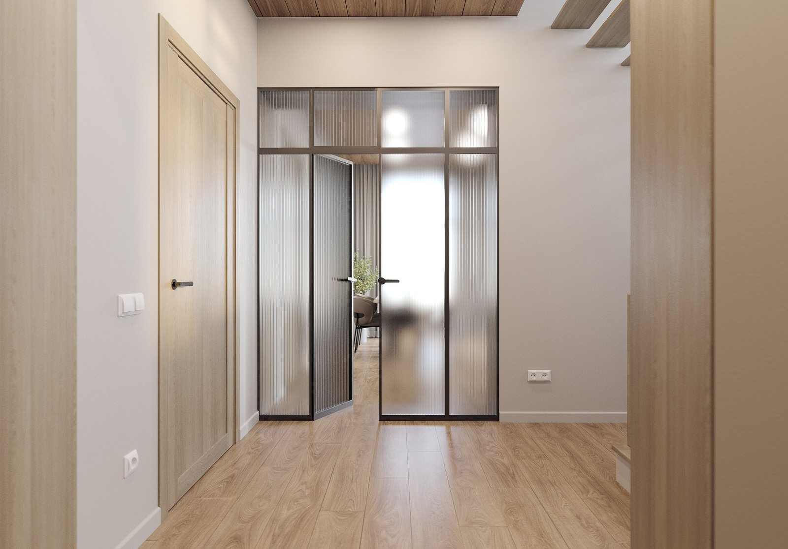 Wood & gray