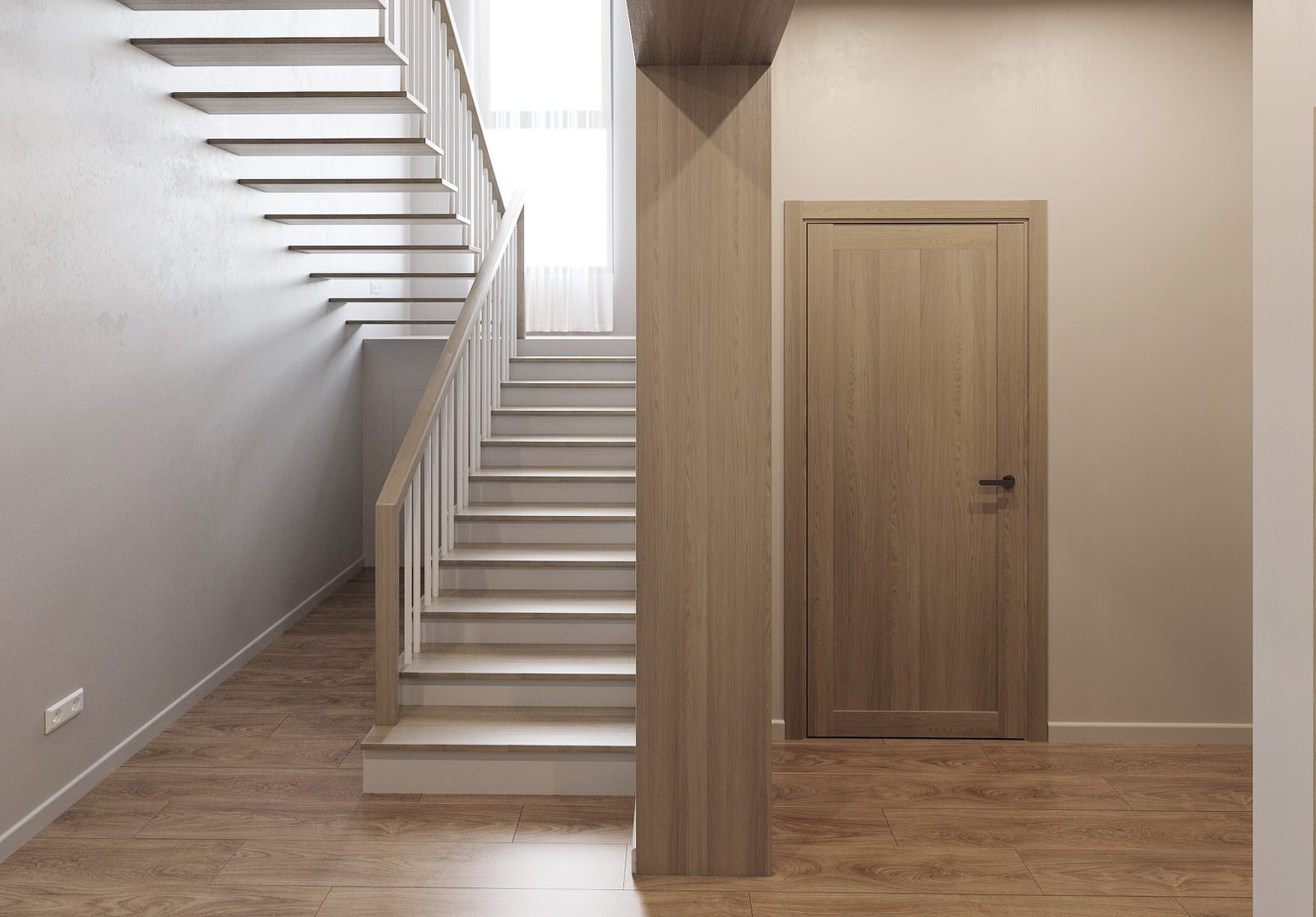 Wood & gray