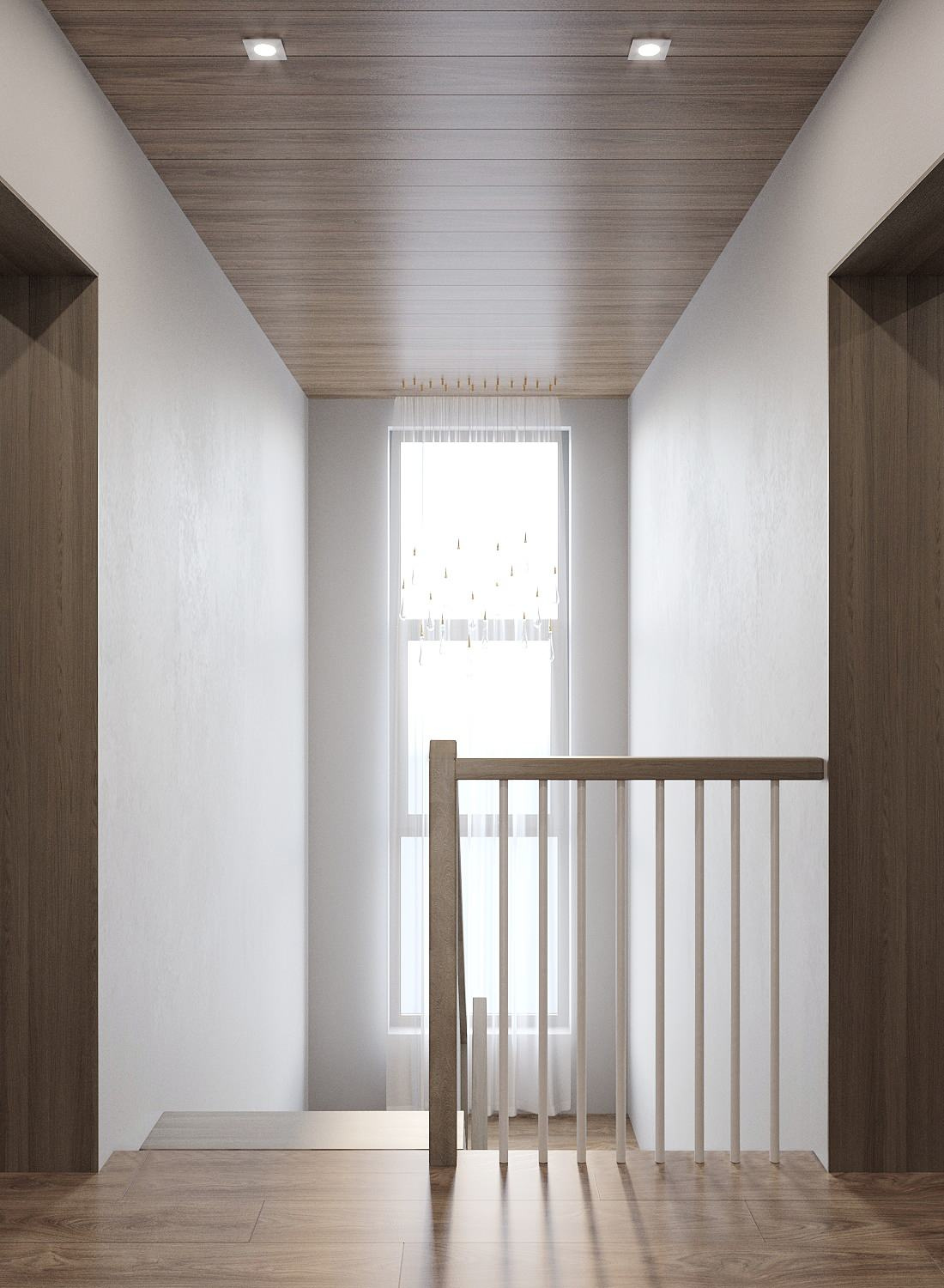 Wood & gray