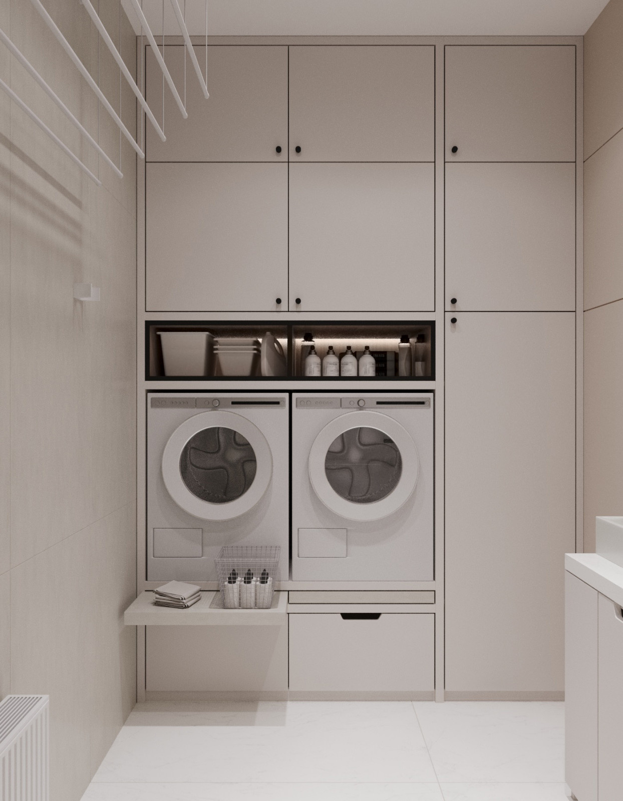 Light house laundry room