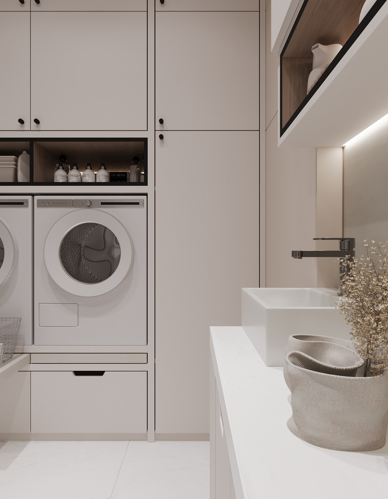 Light house laundry room