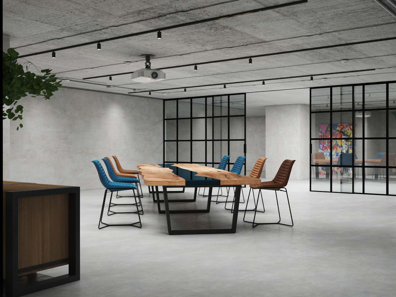 Офисное пространство Open Space в стиле Loft