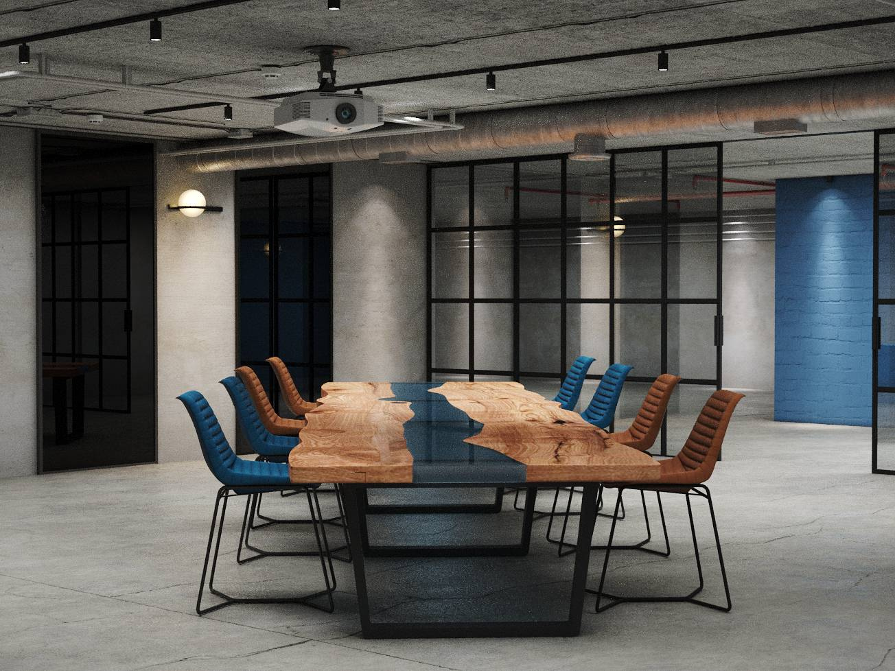 Офисное пространство Open Space в стиле Loft