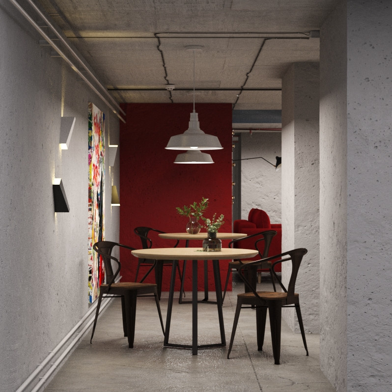 Офисное пространство Open Space в стиле Loft