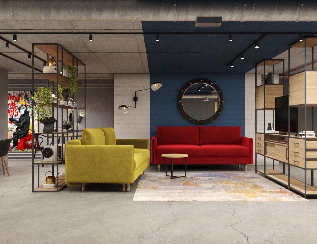 Офисное пространство Open Space в стиле Loft
