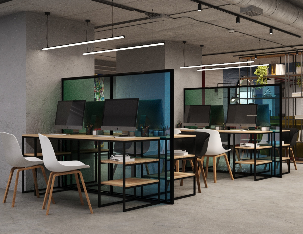 Офисное пространство Open Space в стиле Loft