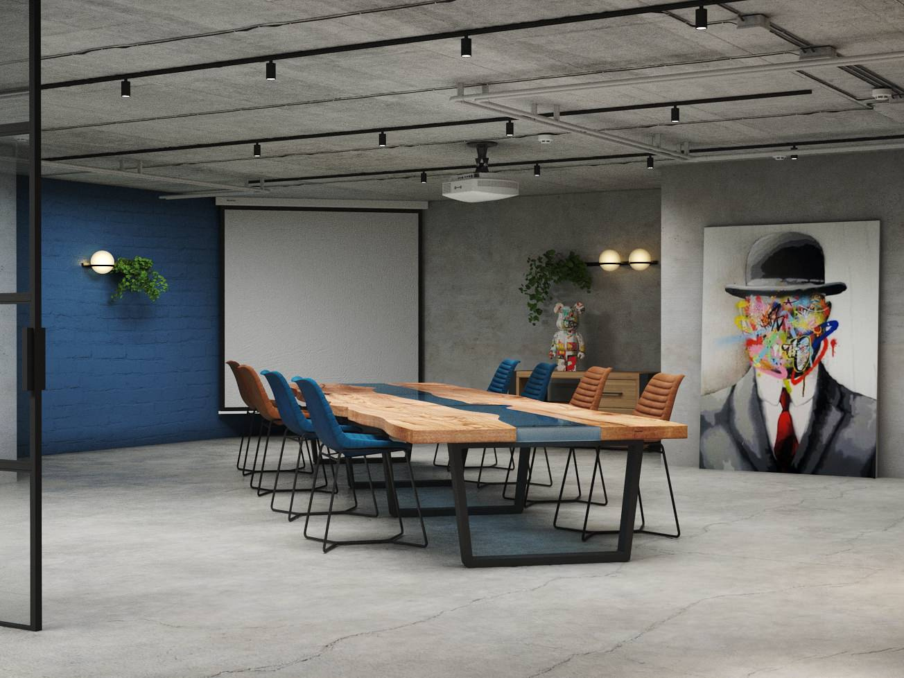 Офисное пространство Open Space в стиле Loft