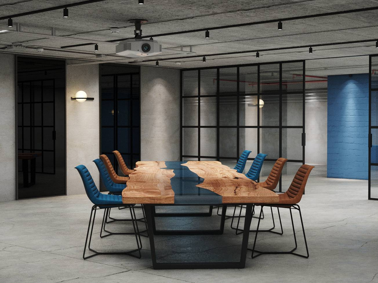 Офисное пространство Open Space в стиле Loft