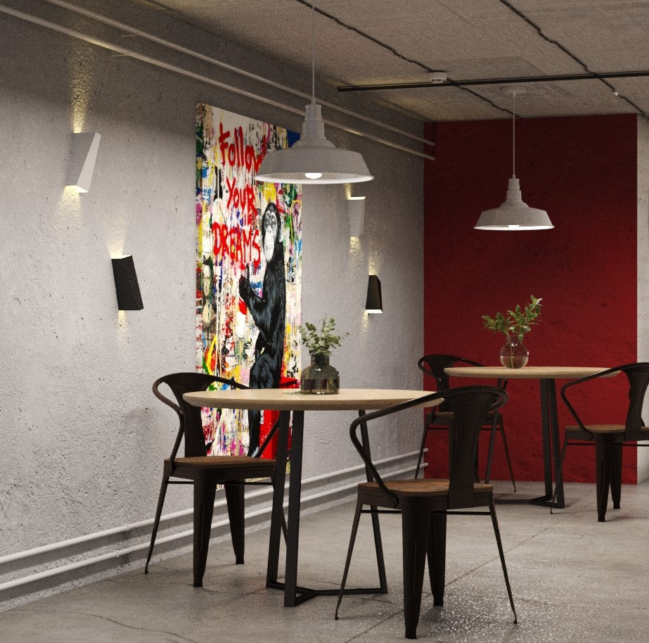 Офисное пространство Open Space в стиле Loft