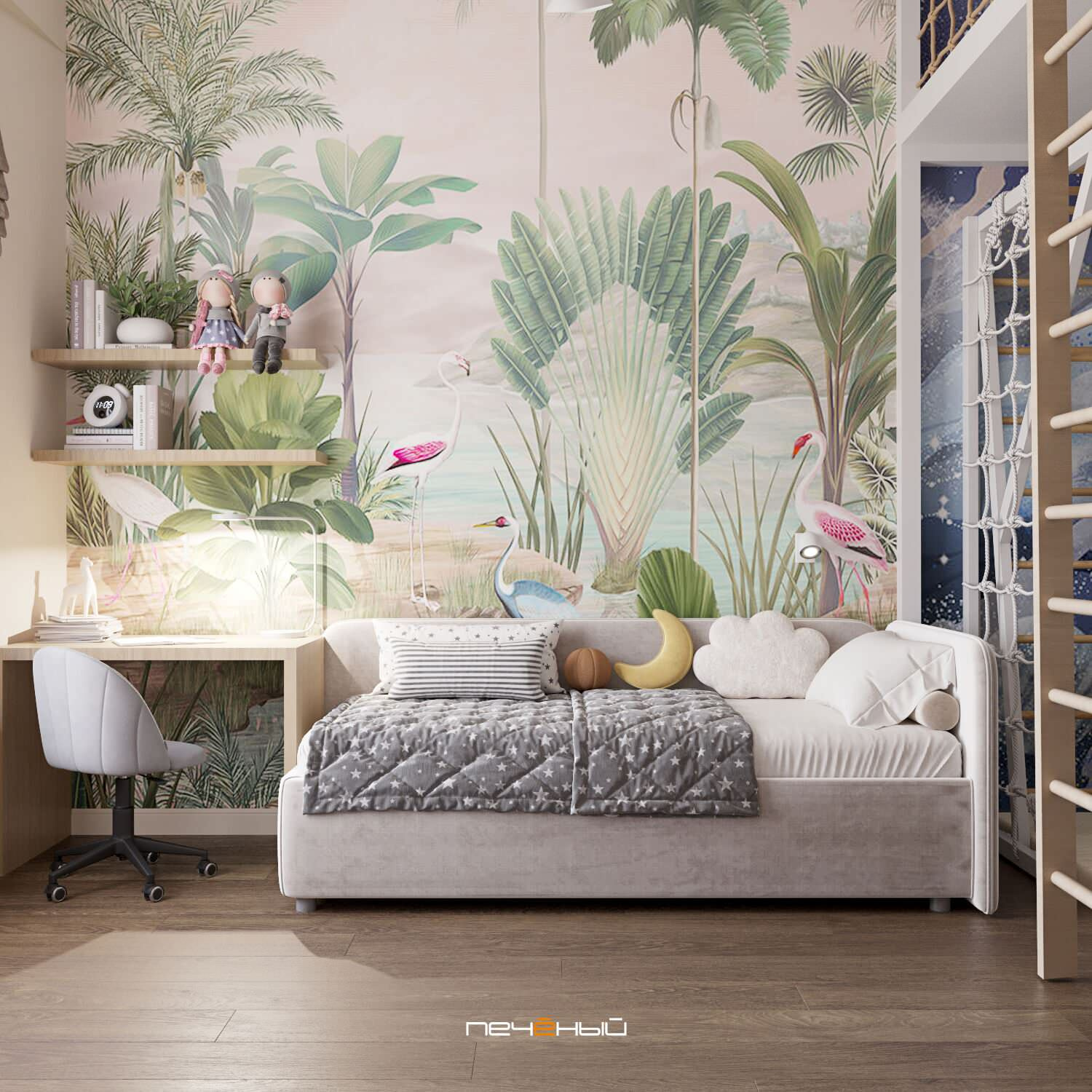 2024 Дизайн 4-комн. квартиры 90 м² в стиле неоклассика, Москва, ЖК GreenPark