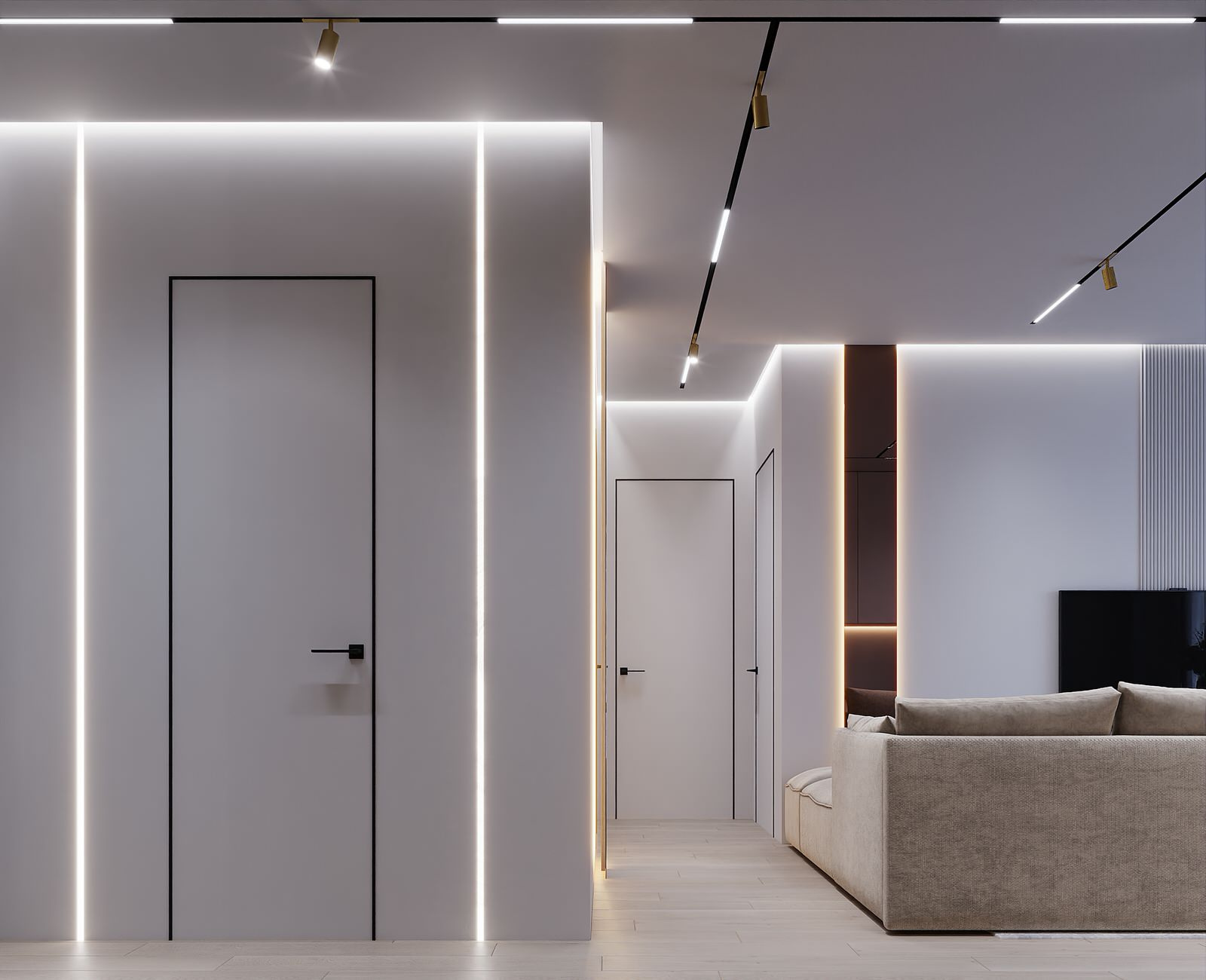 Дизайн квартиры 60м2 в г. Москва, ЖК City Bay