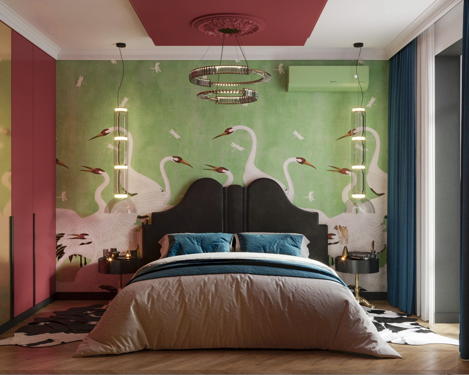 12. Art home. Спальня