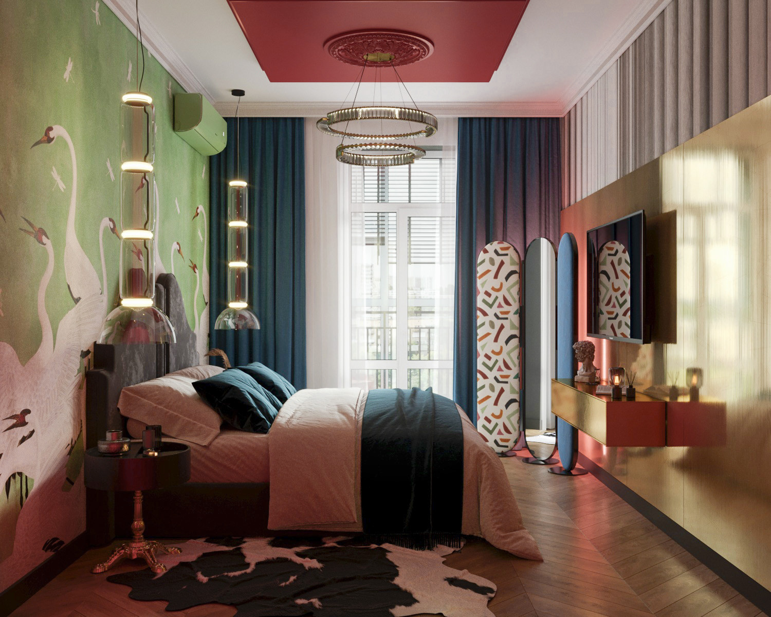 12. Art home. Спальня