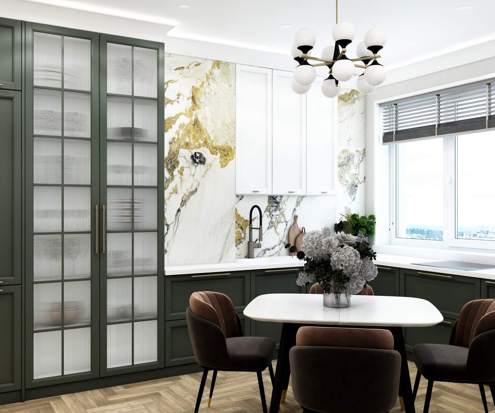 Кухня в 2-к квартире