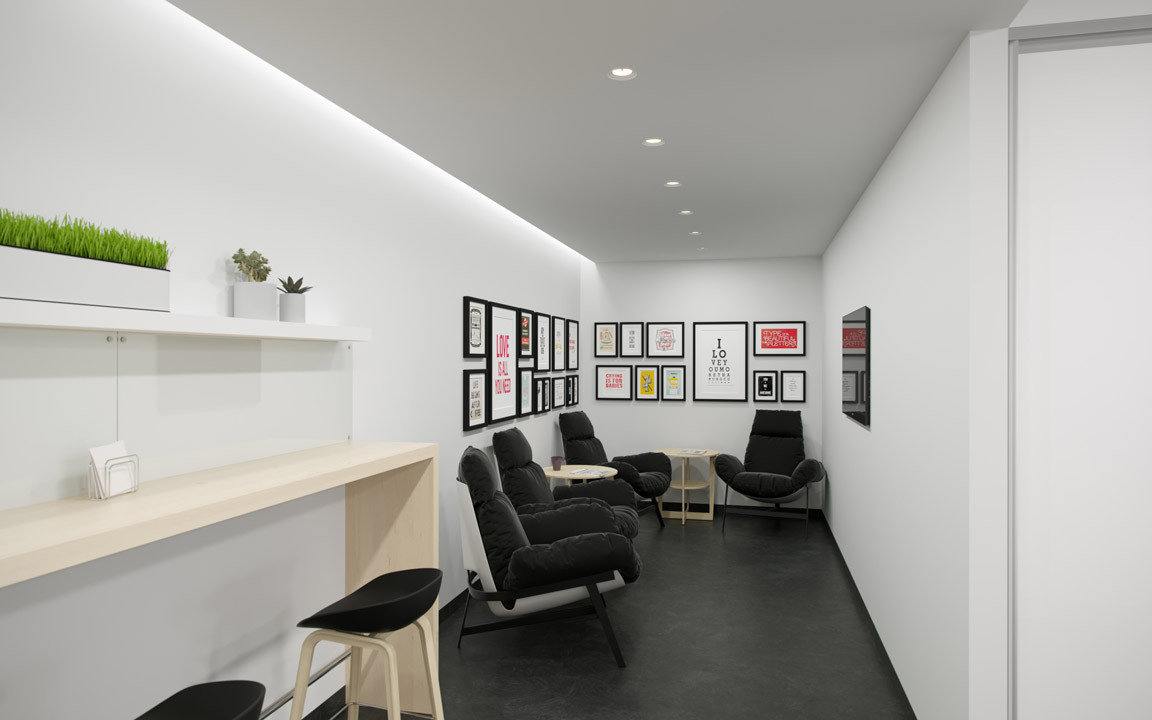 White Red office