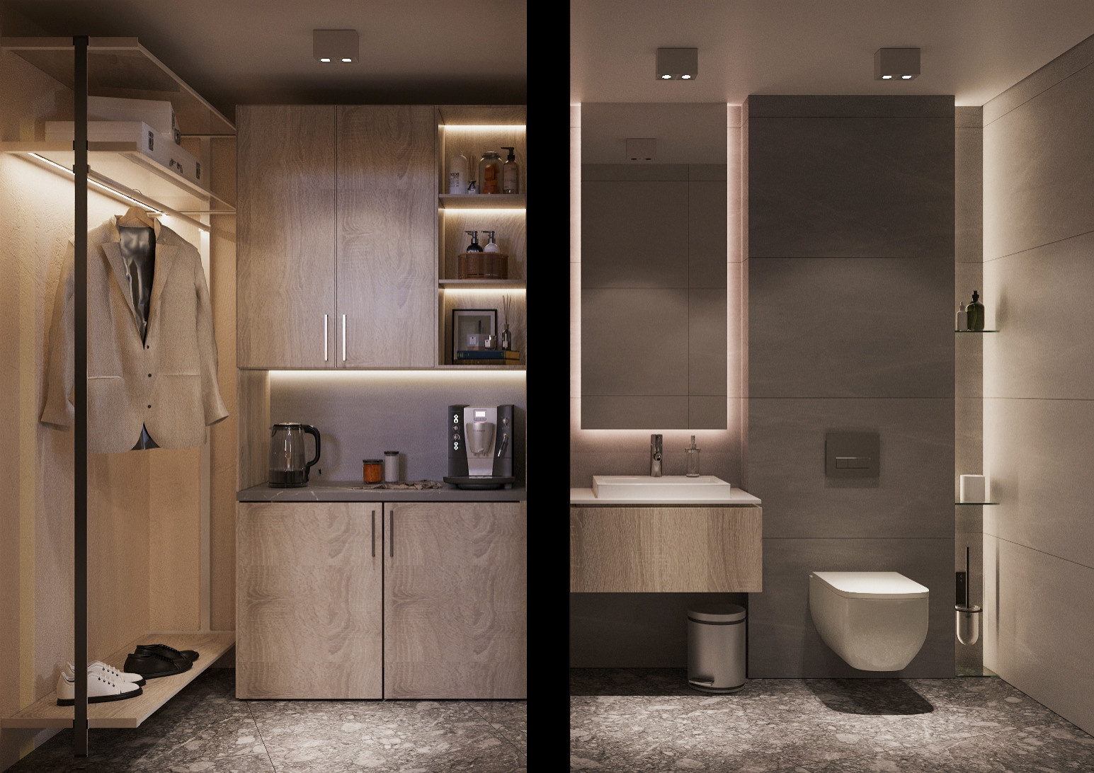 Офис, комната директора. Эскизы. 2021г.