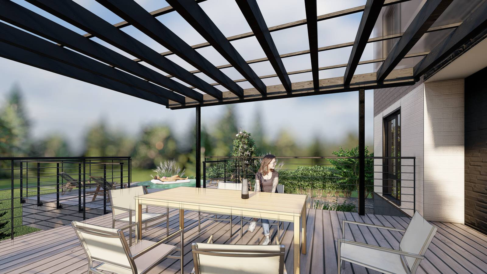 Благоустройство участка в коттеджном поселке Литл Токио, г. Казань