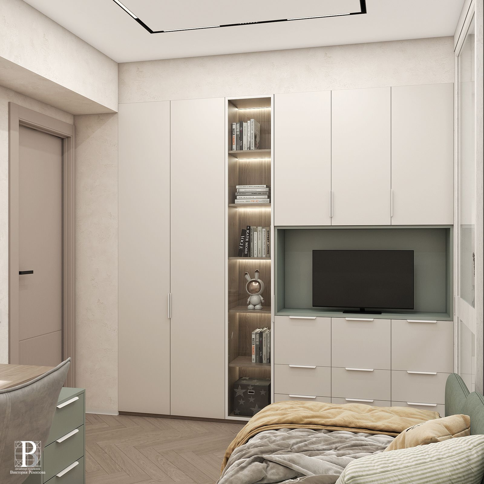 Дизайн интерьера квартиры 56,8 кв.м., г. Пятигорск, ул. Пестова 5