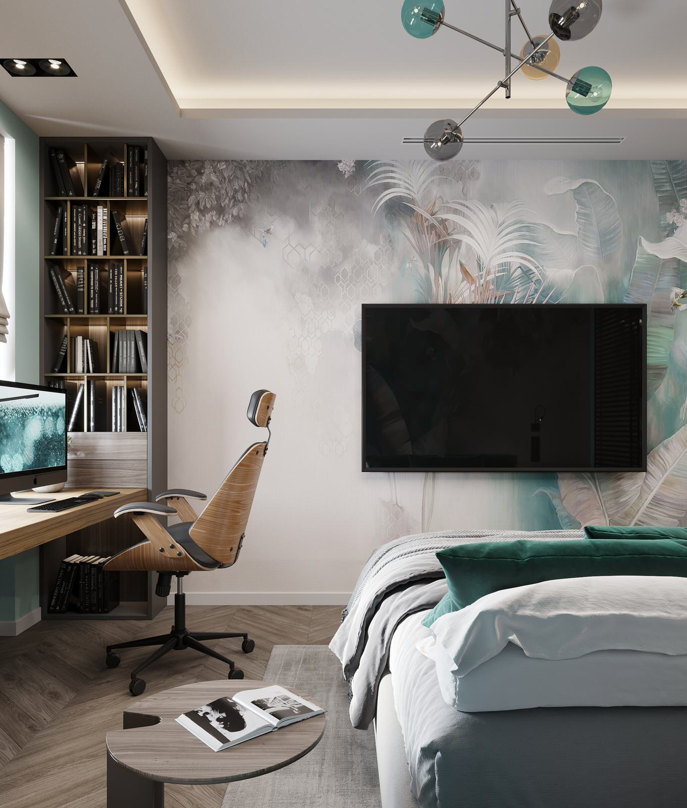 Интерьер квартиры в ЖК "Новый Лесснер", 60м²