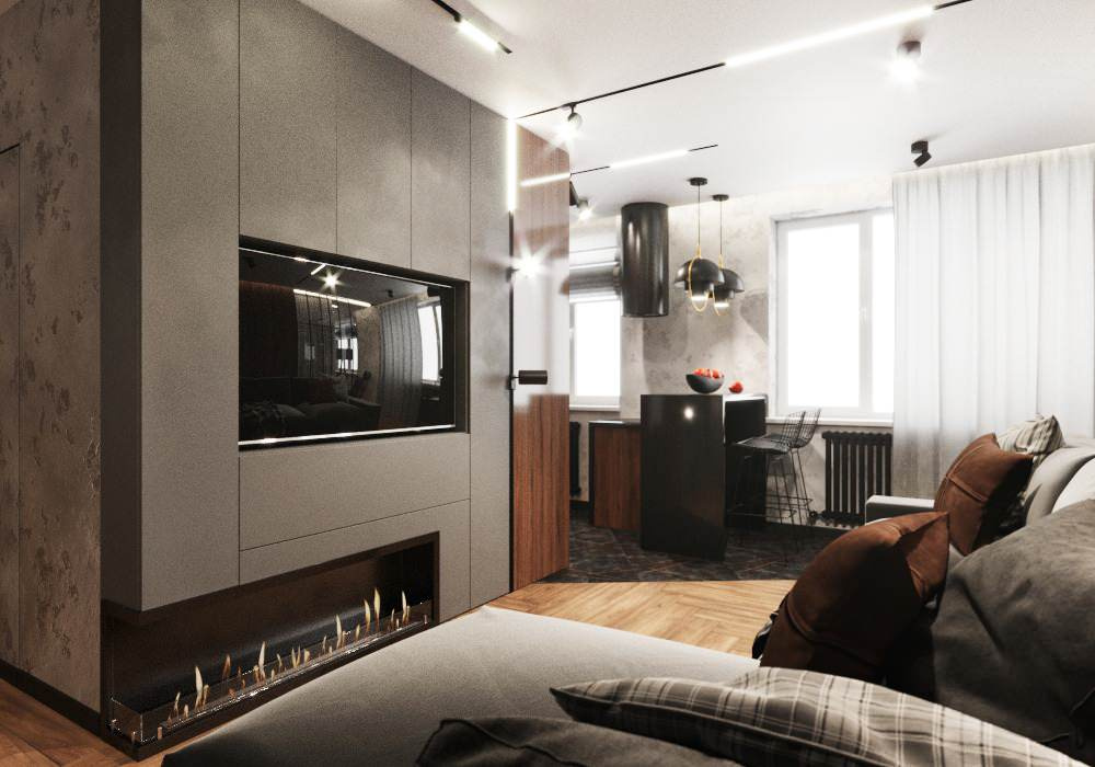 Brutal interior