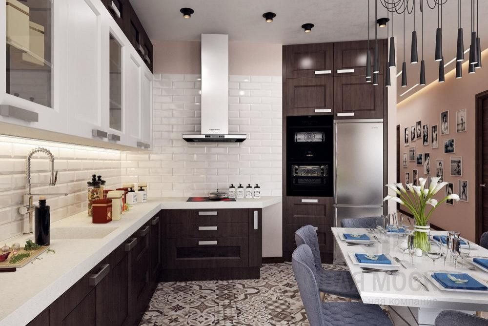 Дизайн-проект четырехкомнатной квартиры 120,9 кв.м. в ЖК «V-House»