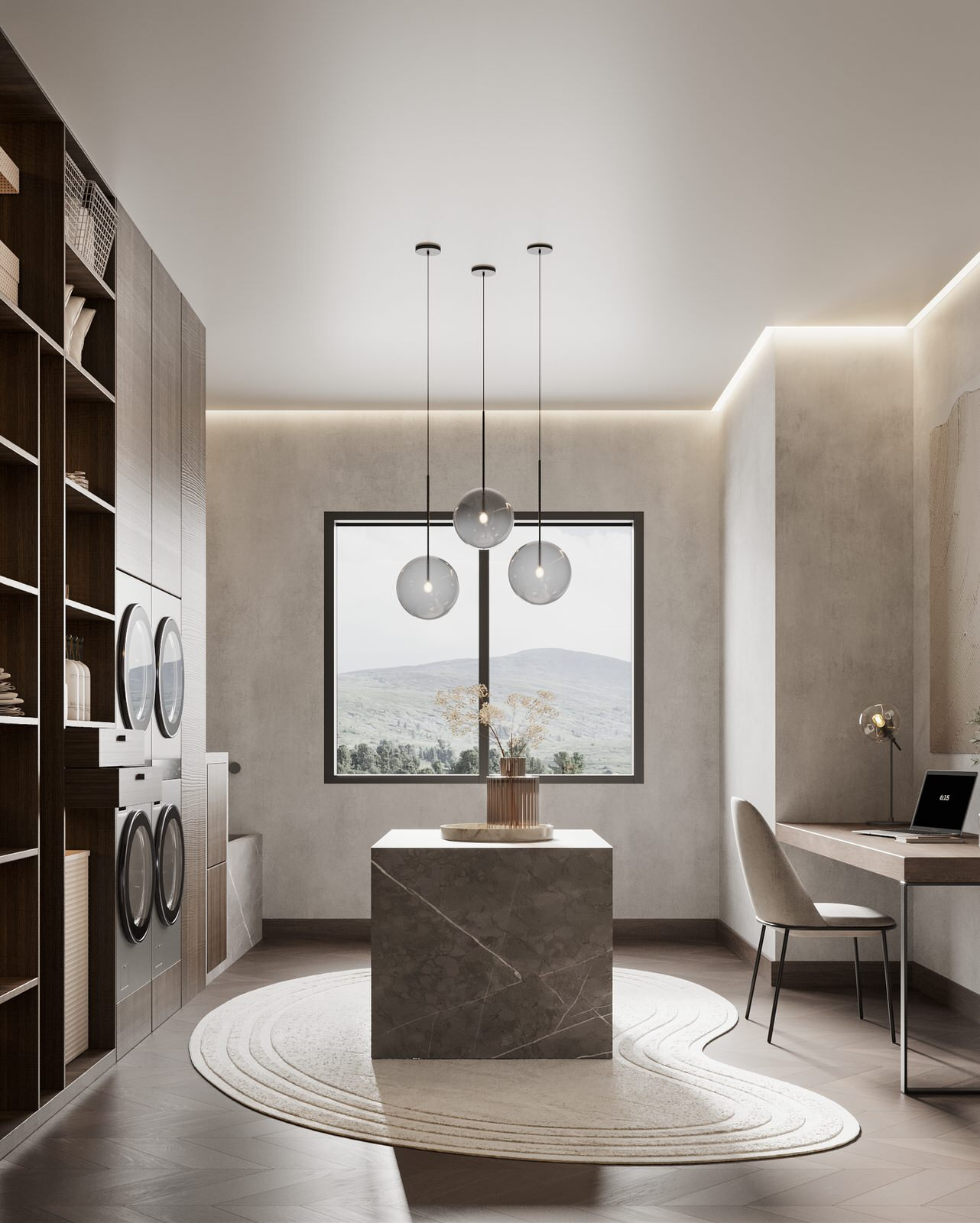 Laundry & Hobby Room