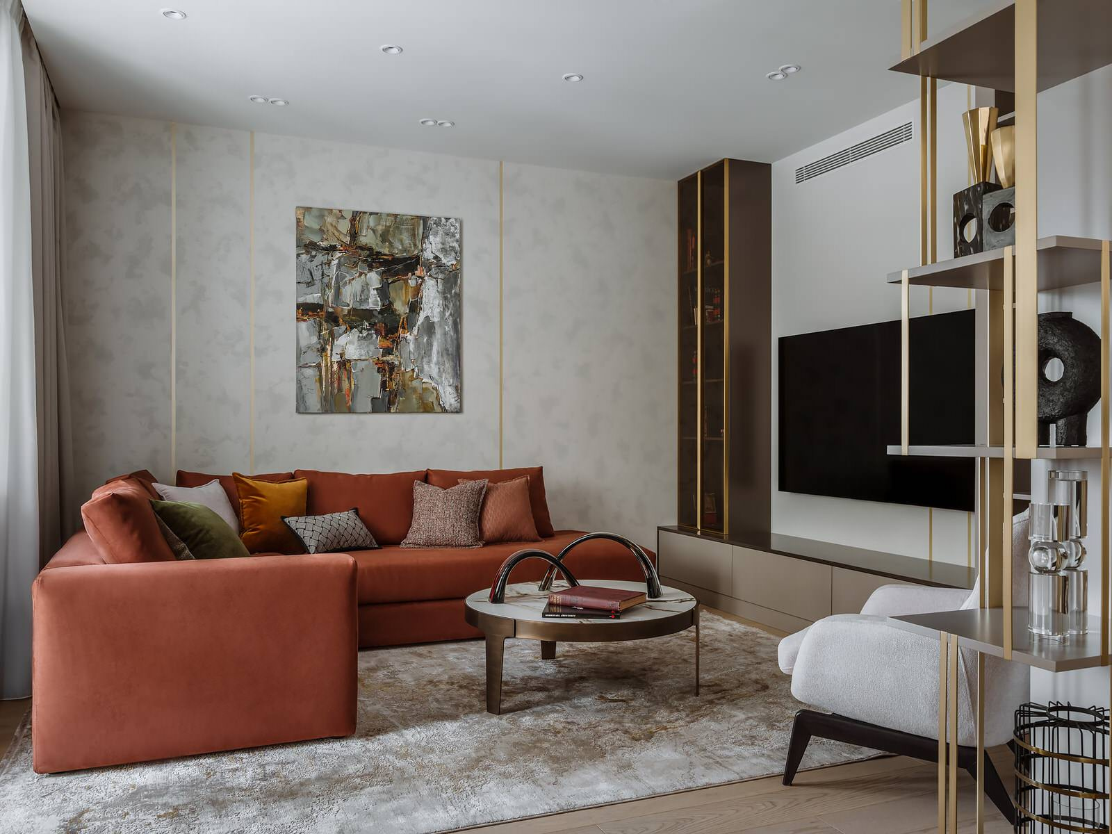 Обложка проекта: Квартира 160 м² в ЖК Dominion