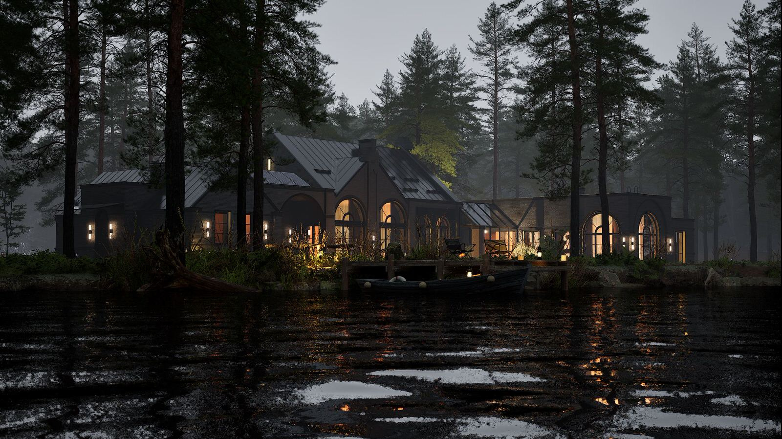Загородный дом в стиле современный Голландский Модерн (Dutch modern house)