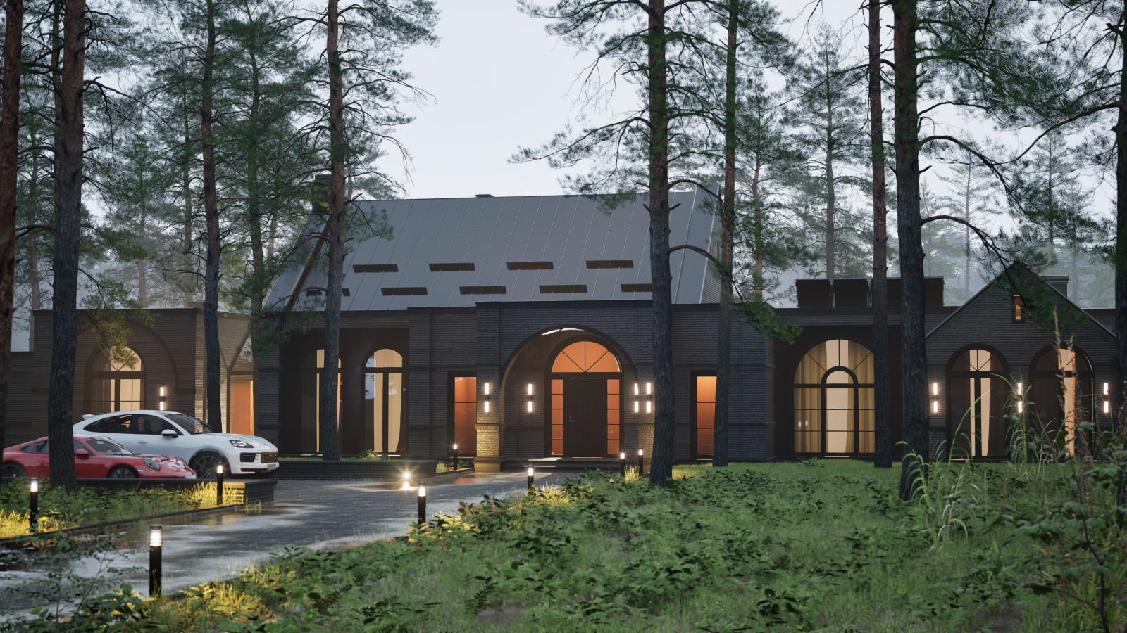 Загородный дом в стиле современный Голландский Модерн (Dutch modern house)