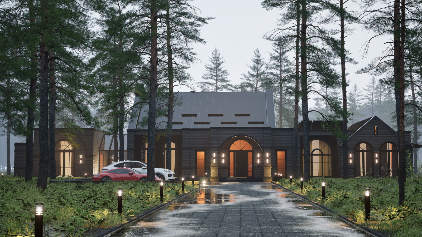 Загородный дом в стиле современный Голландский Модерн (Dutch modern house)