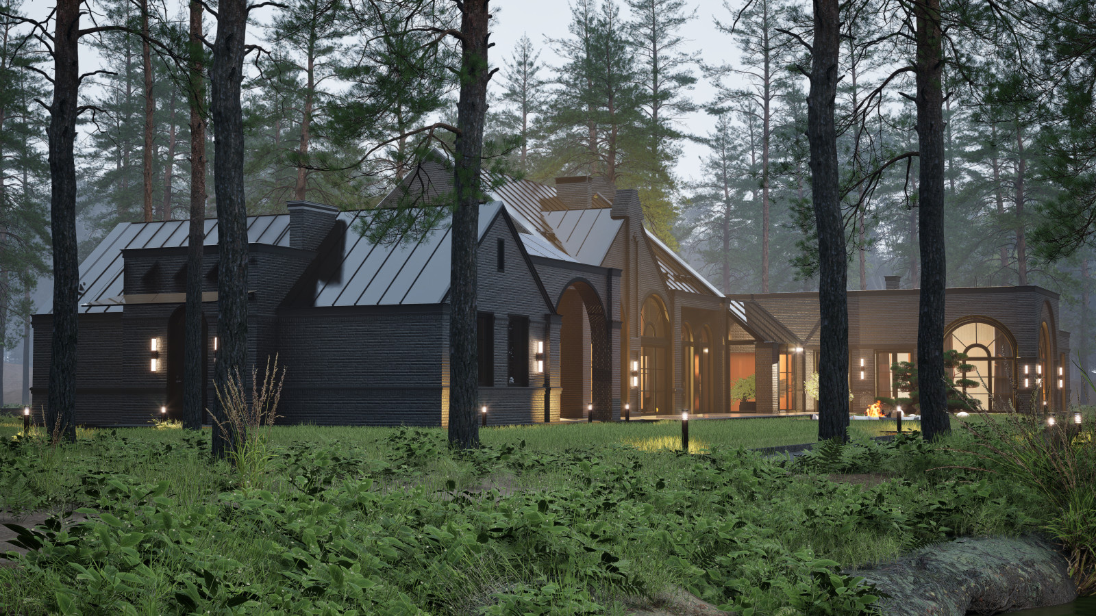 Загородный дом в стиле современный Голландский Модерн (Dutch modern house)