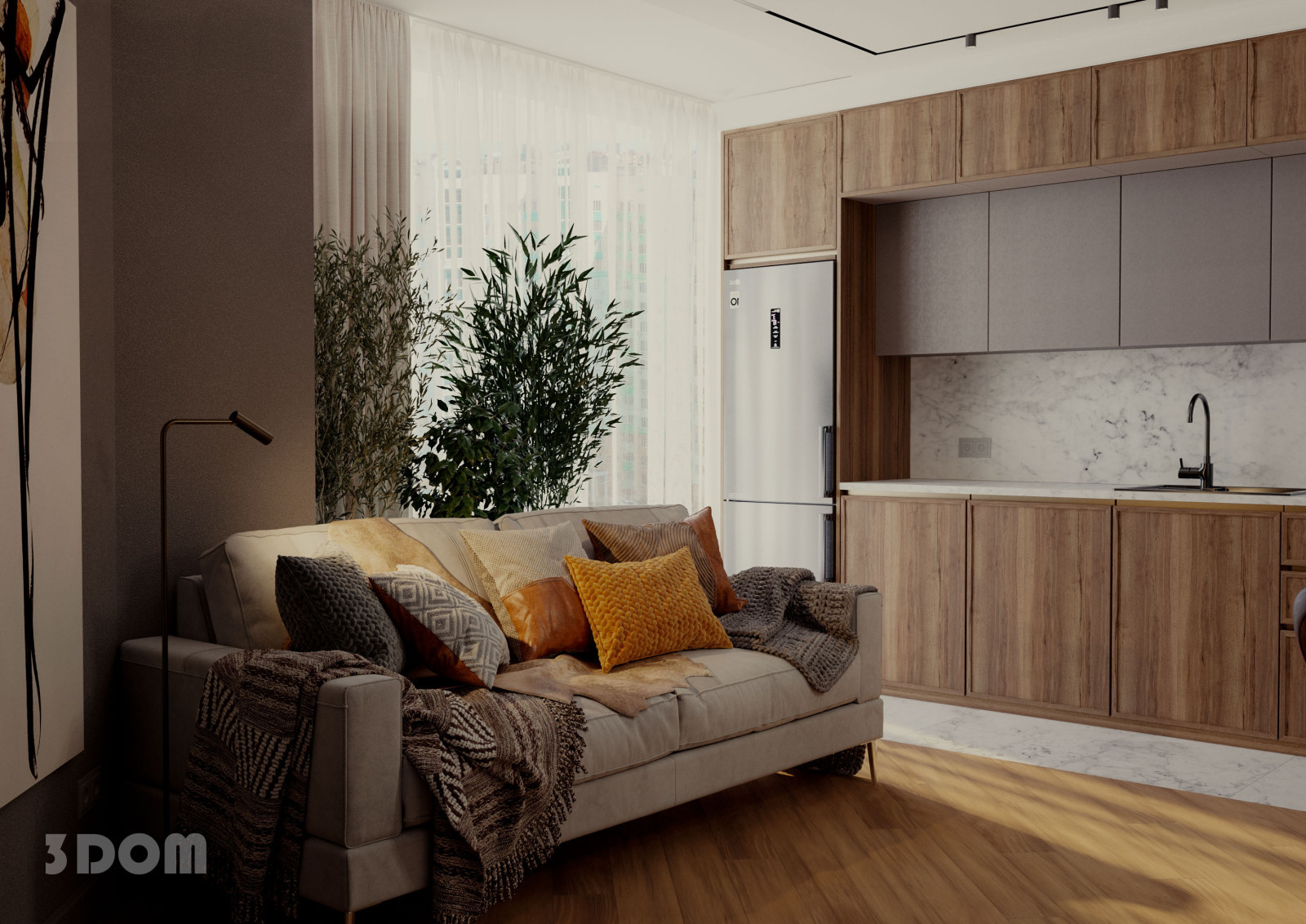 КВАРТИРА ЖК "МАРШАЛ" 60кв.м | 3DOM