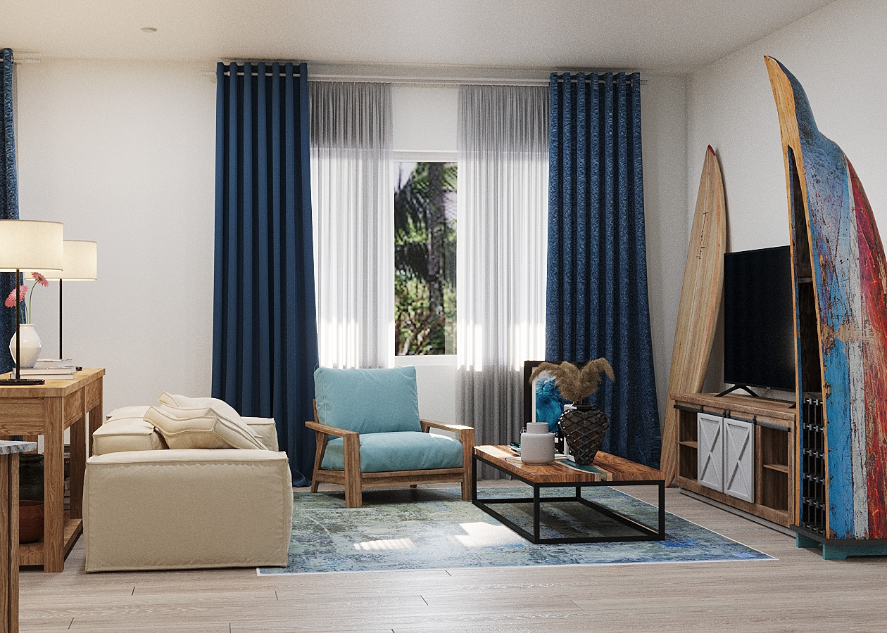 Coastal Home Living Room