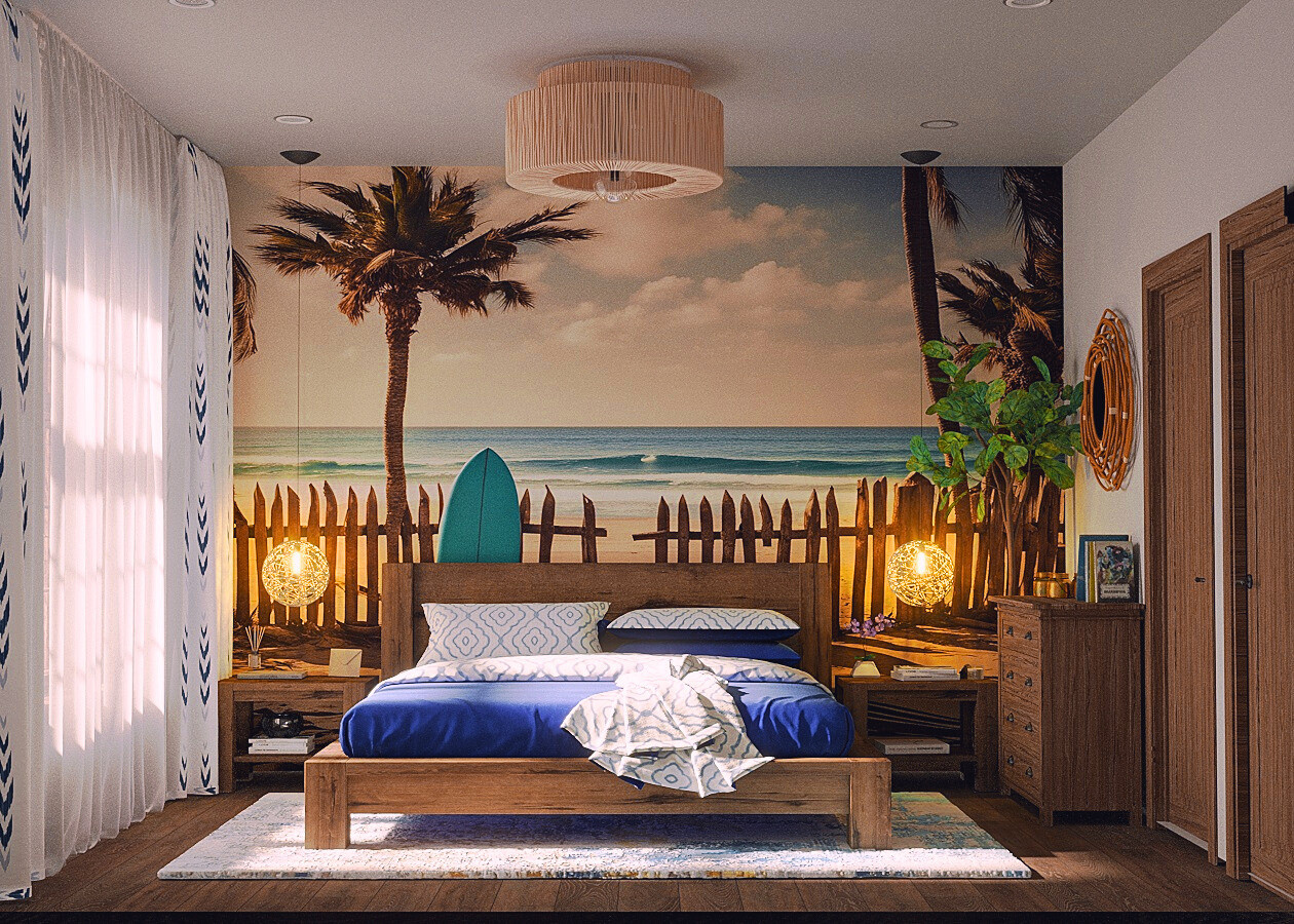 Coastal bedroom