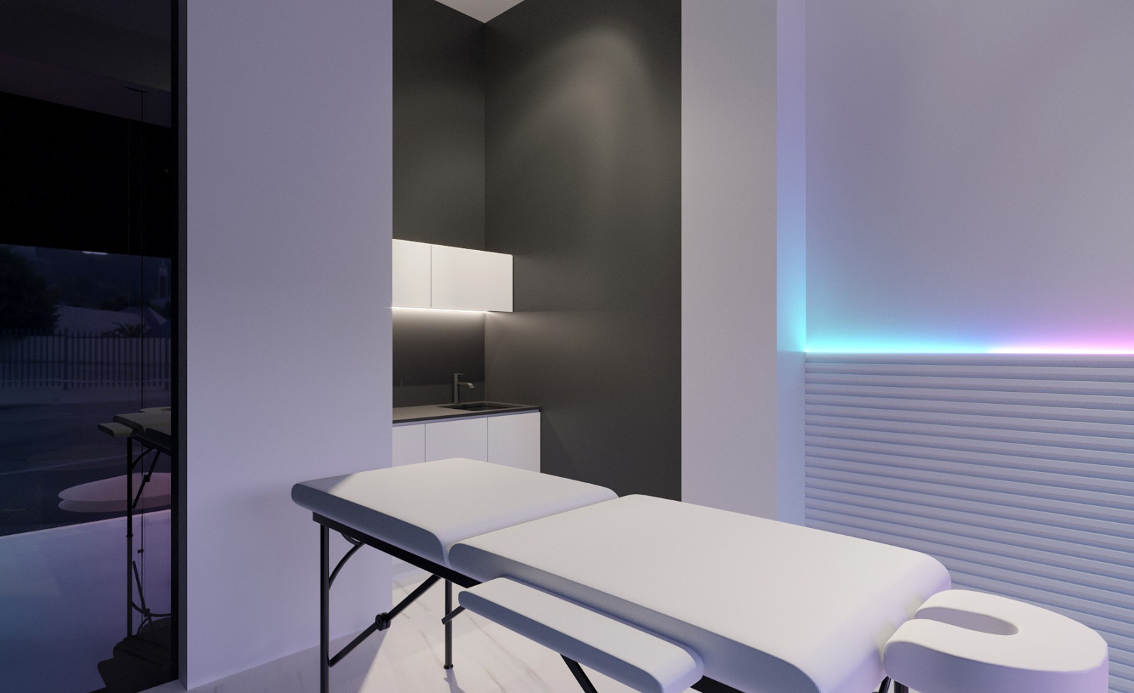Minimalist Beauty Salon Interior Design