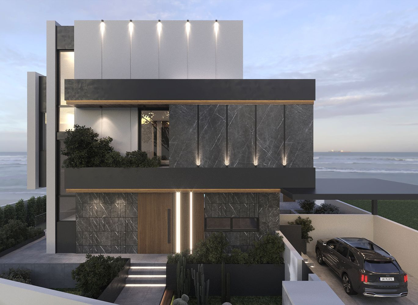 Cottage Facade Design in Peyia, Cyprus