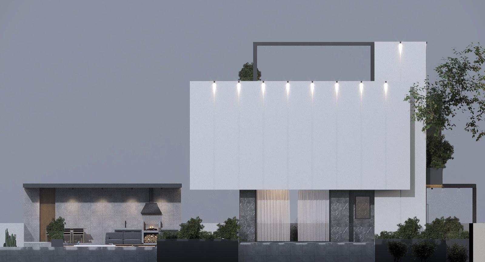 Cottage Facade Design in Peyia, Cyprus