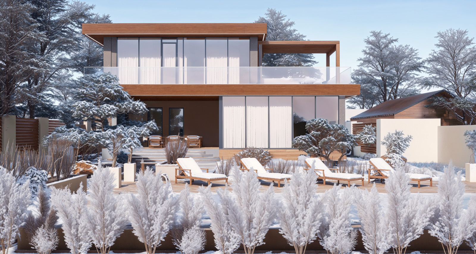 Проект загородного дома «Volga House»