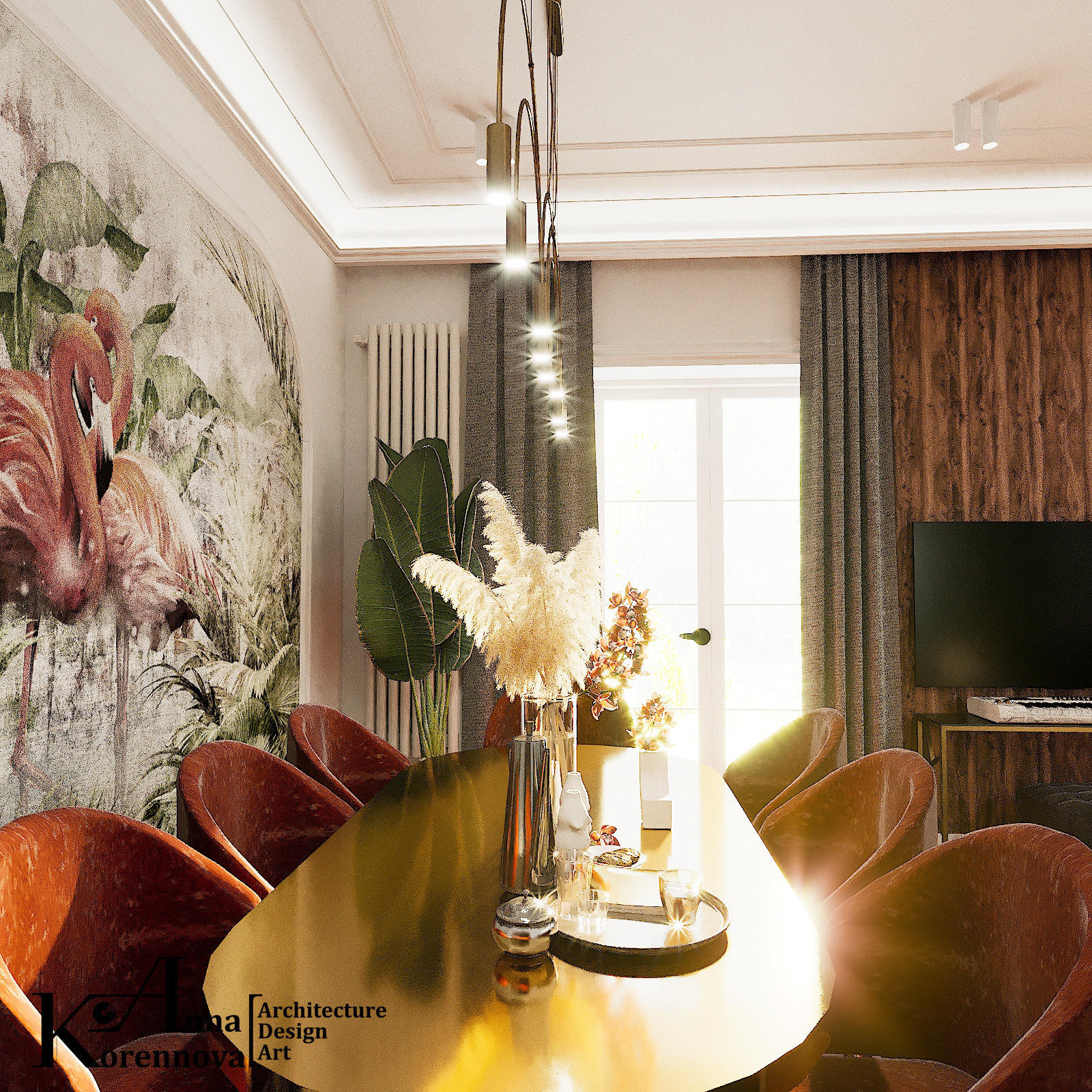 Дизайн коттеджа, готиная