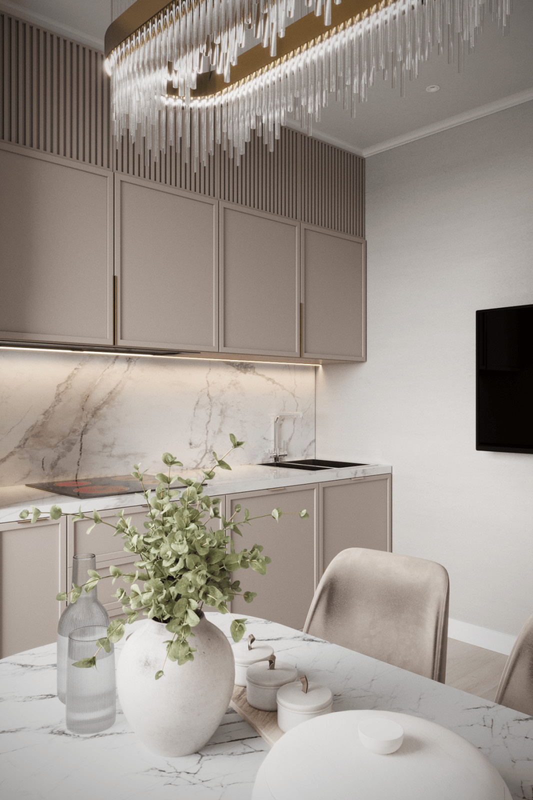 Дизайн-проект квартиры 58м² в ЖК Домашний
