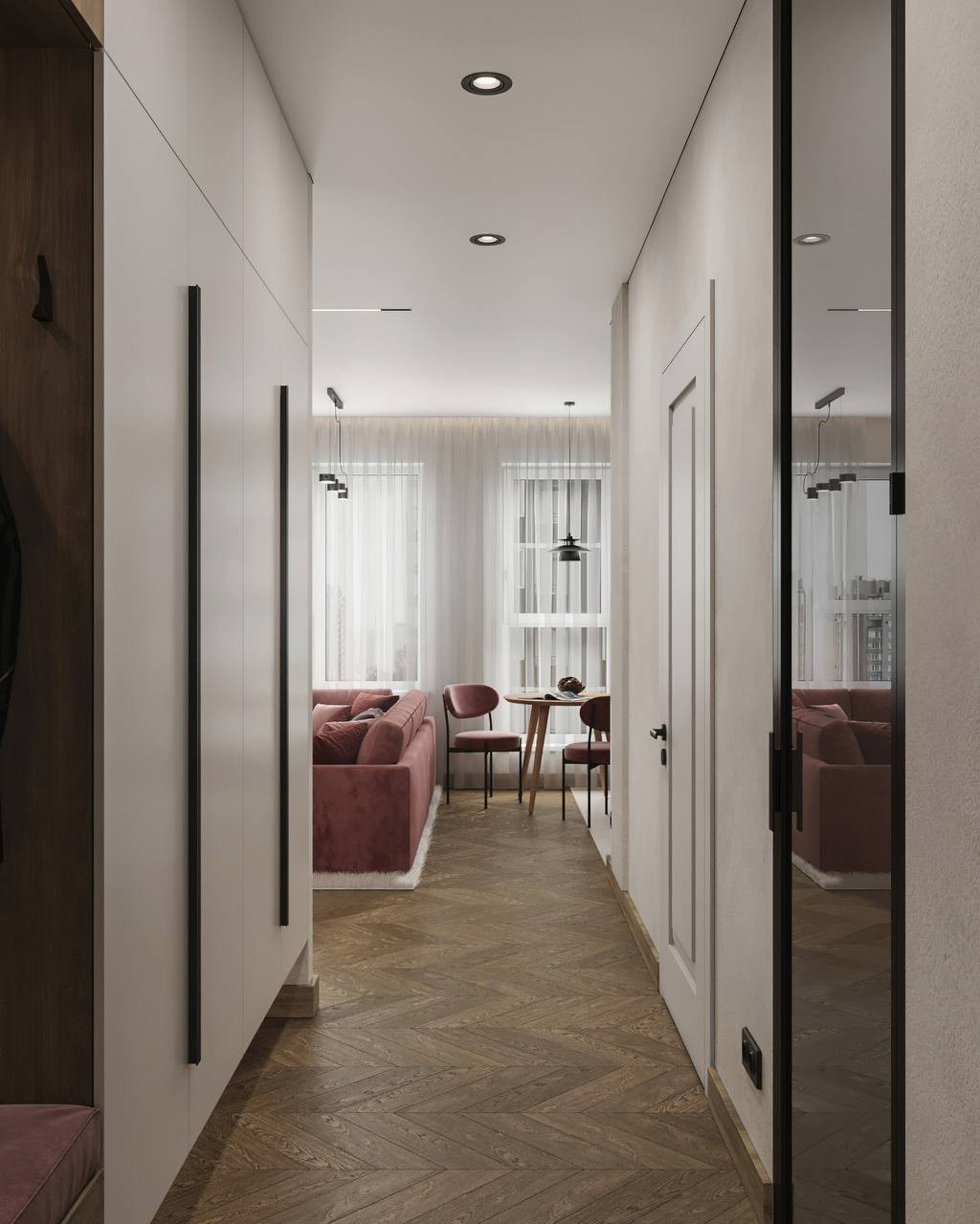 15. Coral 104м². Прихожая