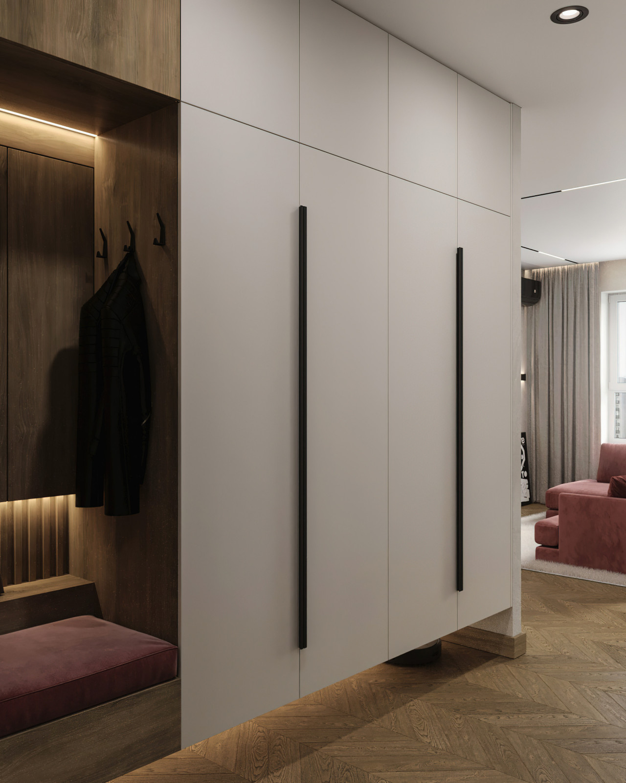15. Coral 104м². Прихожая