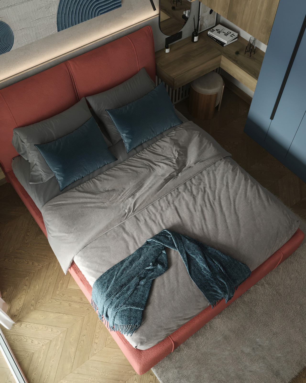 15. Coral 104м². Спальня