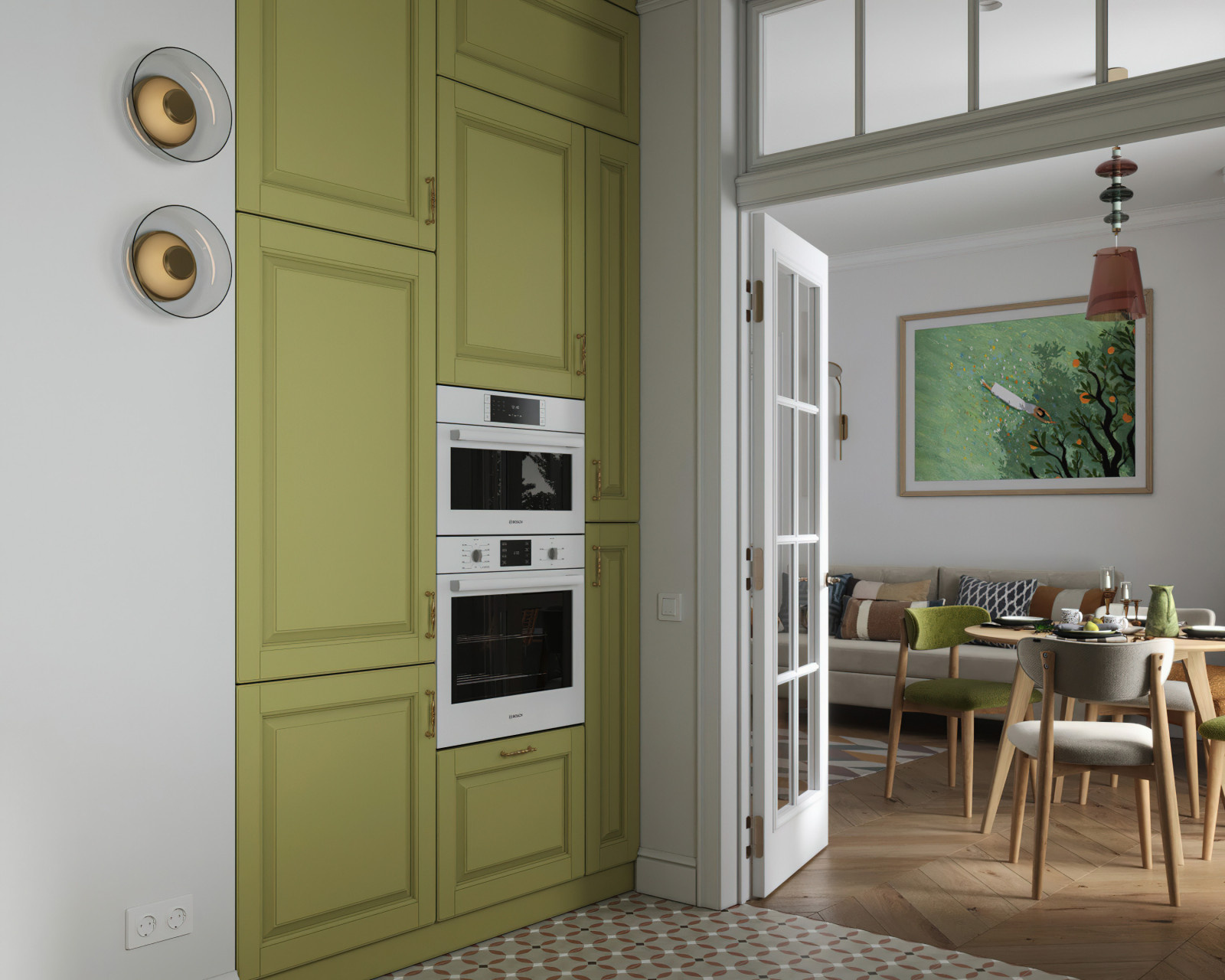 16. Lime 58м². Кухня