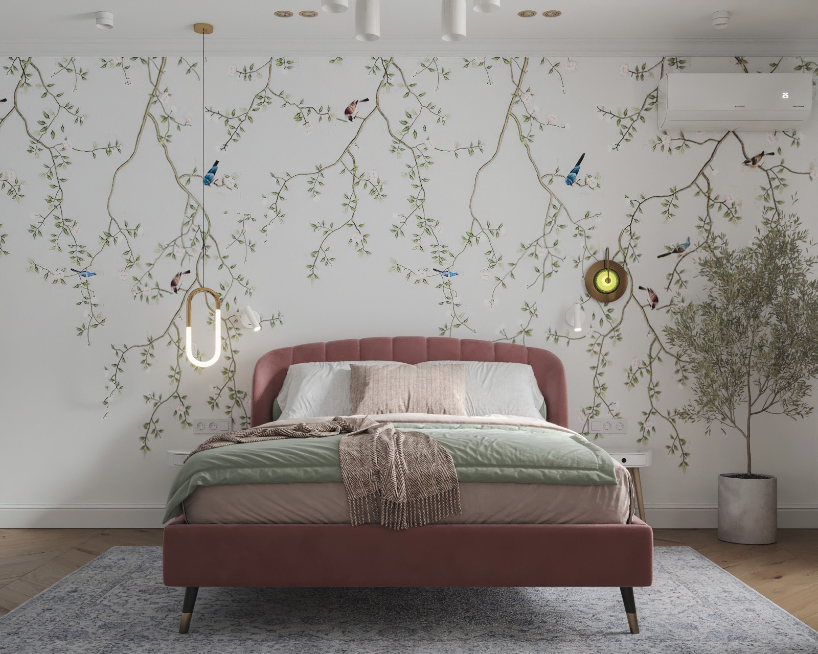 16. Lime 58м². Спальня
